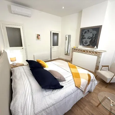 T3 Cosy Centre - Parking - Arenes A Pied - Climatise Apartmán *